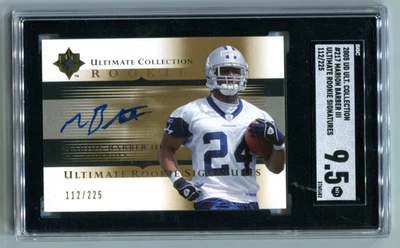 2005 Ultimate Collection Marion Barber RC AUTO 112/225 SGC 9.5 MINT+ - Image 1 of 2
