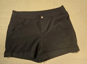 Pantalones cortos para mujer ZYIA Active "Not Just a Trail" talla M negros - Imagen 1 de 5