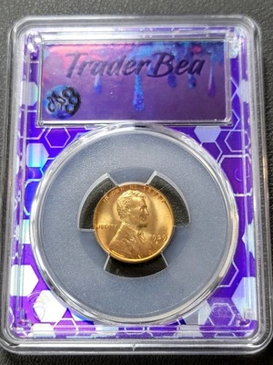 1939-S Lincoln Wheat Cent – PCGS MS66RD – Stunning Red Gem - Image 1 of 2