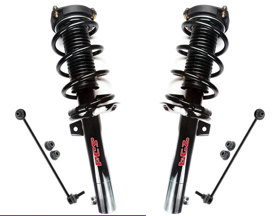 4 шт передних полных стоек и звеньев стабилизатора подвески FCS для Volkswagen Beetle_SU 12–19 годов выпуска - Изображение 1 из 2