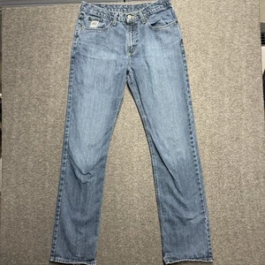 Cinch Jeans Men’s 33x36 Blue Silver Label Straight Leg Cowboy Western Distressed - Picture 1 of 9