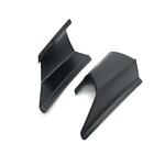 Motorcycle Front Fairing Side Wing Canard Winglet Spoiler Protector Cover Black 