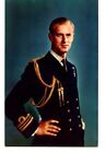 Hrh Duke Of Edinburgh In Navy Uniform-Portrait English Royalty-Vintage Postcard