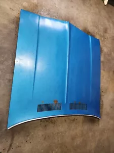 1968 1969 Chevrolet Chevelle El Camino Malibu Flat Hood with Vents METAL - Picture 1 of 19