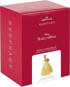 Hallmark 2021 Disney Beauty and the Beast Book Lover Belle Ornament - NIB - Picture 1 of 6
