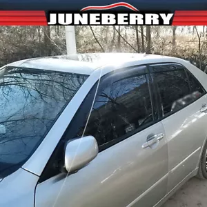 Fits 06-12 Lexus IS250 IS350 ISF Sedan JDM Mugen Style Window Visor Vent Guard - Foto 1 di 12
