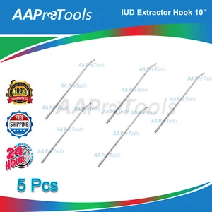 5X IUD Hook Extractor Hooks OB/Gynecology Instruments 10" NEW - Picture 1 of 3