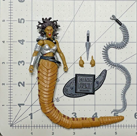 1/18 Boss Fight Studio 4" series Vitruvian Hacks Medusa Cursed Gorgon sister Cover