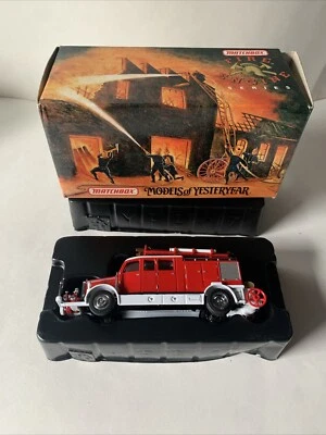 Matchbox Yesteryear Fire Engine Series 1938 Mercedes KS15 Fire Truck YFE07 - Image 1 of 4