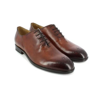 Richelieu Dandy marron Anglais patiné -  -  FABRIQUE EN ITALIE. - Picture 1 of 24