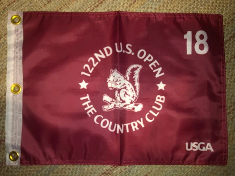 2022 122ND US OPEN THE COUNTRY CLUB USGA PGA TOUR PIN FLAG W GROMMETS FREE SHIP Cover