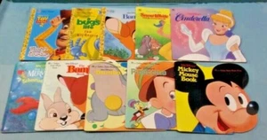 Lot of 10 Walt Disney A Golden Super Shape Books 90's 2 First Editions FREE SHIP - Picture 1 of 6