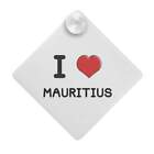 "I Love Mauritius" Przyssawka Znak szyby samochodowej (CG00012868)