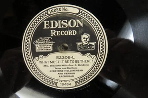 Redferne Hollinshead - EDISON ELECTRIC 52308 - What Must It Be To Be There - Imagen 1 de 4