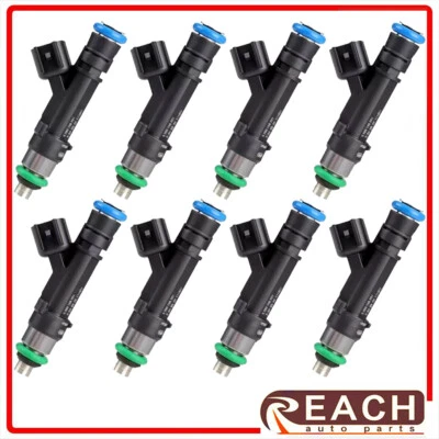 FJ1132 8PCS Fuel Injectors For Ford F-150 Mustang 5.0L V8 2011 2012 2013 2014-15 - Image 1 of 4