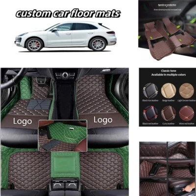 For Nissan All Models Car Floor Mats Luxury Custom Handmade Carpets Waterproof Foto 1 de 4