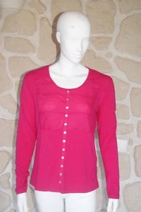 Haut rose neuf taille L avec bambou marque Soie pour Soi étiqueté 36,95€ (ch) - Picture 1 of 3