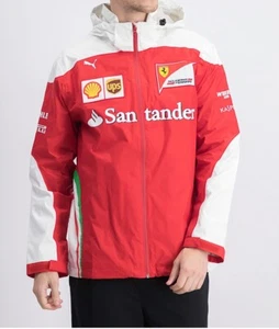 Rare Scuderia Ferrari F1 Team Puma Formula One Hooded Jacket Windbreaker Sz M - Picture 1 of 9