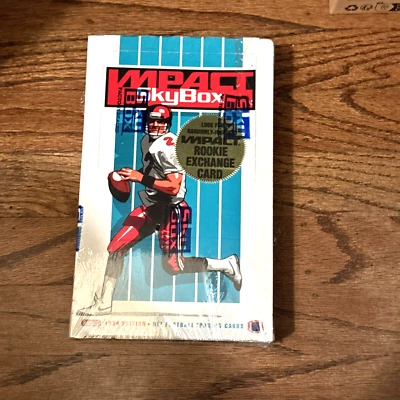 1994 IMPACT SKYBOX NFL FOOTBALL CARDS BRAND NEW BOX FACTORY SEALED 36 PACKS - Image 1 of 2