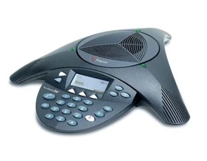 Polycom SoundStation2 Ex bővíthető analóg konferenciatelefon 2200-16200-120 - Zdjęcie 1 z 4