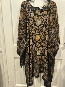 Free People Womens Boho Magic Dance Border Floral Graphic Print Combo One Size - Picture 1 of 5