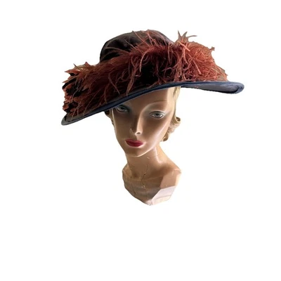 Disfraz de Hollywood sombrero eduardiano vintage Foto 1 de 4