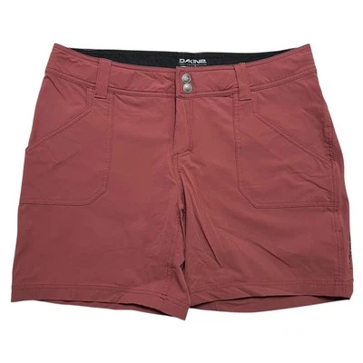 Shorts de bicicleta feminino Dakine Melody em rosa queimado - 7” costura interna elástica - tamanho G - Imagem 1 de 4