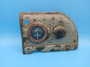 Unidad de control de cargador de batería de pila de carbono años 30-50 calibre Steampunk antiguo  - Imagen 1 de 8