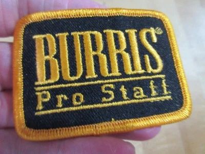 Parche sin usar: Burris Pro Staff negro y dorado. (w18) Foto 1 de 2