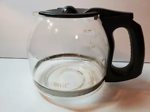 Mr. Coffee 12 Tassen Glas Ersatz Karaffe Dekanter Kanne Schwarz PT106906 (D) - Bild 1 von 12