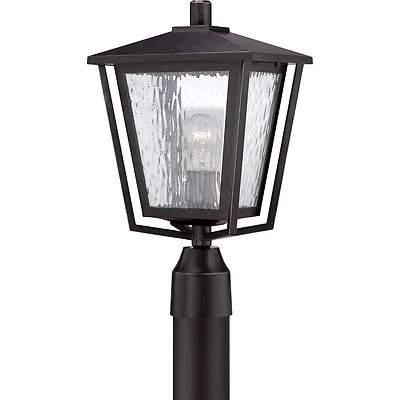 Linterna de poste Quoizel Alfresco 16,5" 1 luz bronce imperial ALF9010IB Foto 1 de 4