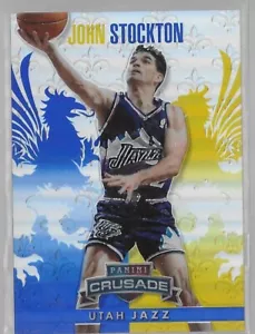 John Stockton 2013-14 Panini Crusade Parallel Utah Jazz NBA!! - Picture 1 of 1
