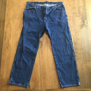 Wranglers Men’s Size 38x29 Regular Fit Dark Blue Jeans 9650 - Picture 1 of 4