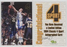 1994 Classic 4 Sport Auto /1000 Eric Montross Rookie Auto RC
