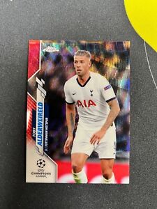 2020 Topps Chrome UEFA Champions League Toby Alderweireld Red Wave Refractor /10