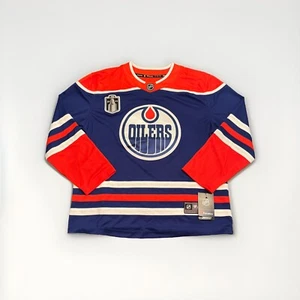 NWT Edmonton Oilers Fanatics 2024 Stanley Cup Jersey - Large - Picture 1 of 2