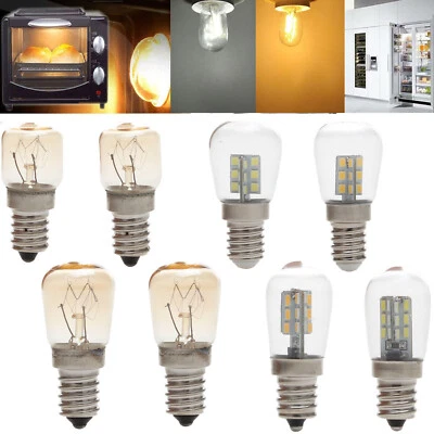 E14 LED Microwave Oven Light Bulbs Refrigerator Freezer High Temp 25W Lamp 220V - Image 1 of 4