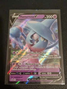 Pokemon Sword & Shield Black Star Promo Holo Card Hatterene V SWSH055 - Picture 1 of 1
