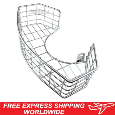 Short Legshield Basket Front Cover Chrome Honda C125 Super Cub New 2018 2025 - Image 1 of 4