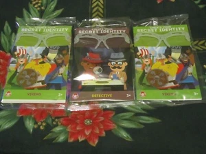 3 NEU VERSIEGELT ~ WENDY'S KINDER ESSEN SPIELZEUG ~ ERSTELLEN SIE IHRE GEHEIME IDENTITÄT ~ WIKINGER ~ DETECTIVE - Bild 1 von 10