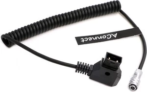 BMPCC-Weipu 2Pin-Blackmagic-Cable 2 Pin Female to D Tap Power Coiled Cord for Bl - Picture 1 of 6