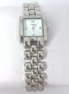 Women Caravelle by Bulova Watch A0 Silver Tone Case Bracelet Band White Face - Picture 1 of 12