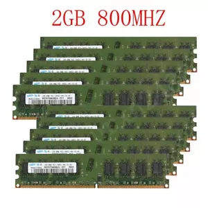 Samsung 20GB 10x 2GB DDR2 800MHz PC2-6400 240Pin DIMM Desktop Memory SDRAM BT - Picture 1 of 8