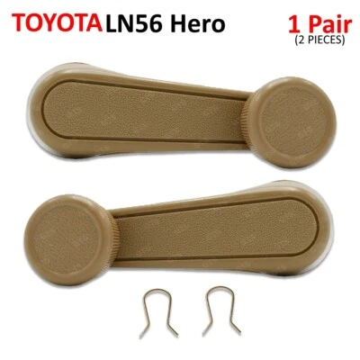 Pair Windows Winder Handle Crank  For Toyota RN30 LN40 SR Pick Up UTE 1978 '83 - Image 1 of 4