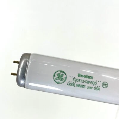 GE F20T12/CW/ECO 20W 24" T12 USA Fluorescent Cool White 4100K Light Bulb 80045 - Image 1 of 2