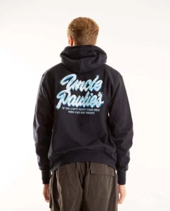 Uncle Paulie's Champion Hoodie Reverse Weave Vintage Black Mens S NWT - Picture 1 of 7