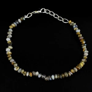 Dazzling Labradorite Faceted 42.00 Cts Beaded Beautiful Bracelet VK 47 E679 - Picture 1 of 3