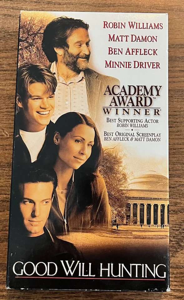 Good Will Hunting VHS 1997 Robin Williams Matt Damon Ben Affleck - Image 1 of 1