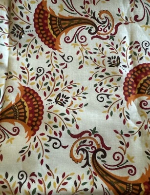 Deb Strain Fabric Give Thanks Thanksgiving 1 Yard Cornucopia A1 - Image 1 of 3
