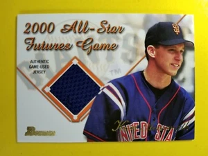 KURT AINSWORTH (SP) ALL-STAR GAME USED JERSEY #FGR-KA SF GIANTS 2001 BOWMAN MLB - Picture 1 of 3